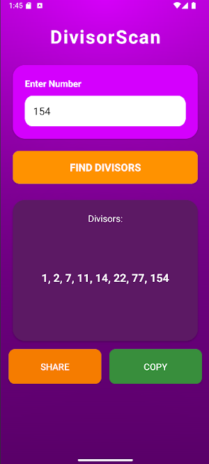 DivisorScan Screenshot 0