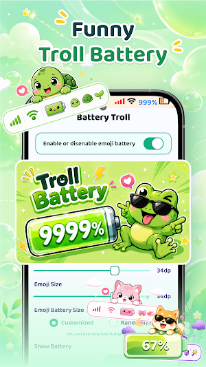 Emoji Battery: Icons & Pets Screenshot 3