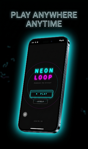 Neon Loop: Pipe Connect Puzzle Screenshot 0