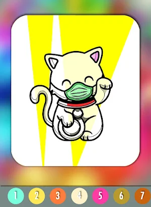 Cute Cats Coloring Book Screenshot 0