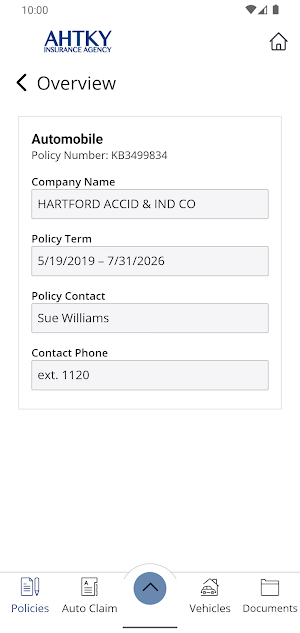 AHTKY Insurance Agency App Screenshot 3