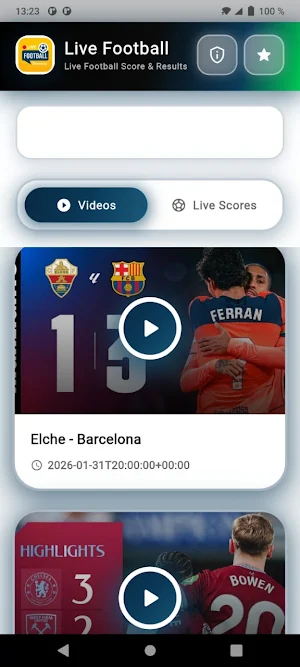 Live Football & Soccer TV HD Screenshot 1