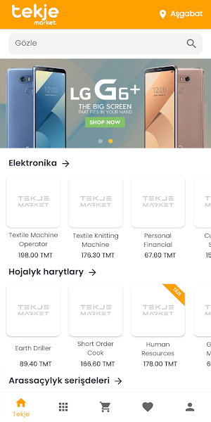 Tekje - Online Market Screenshot 1