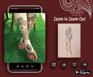 Mehndi Design offline & simple Screenshot 3