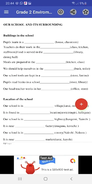 Grade 2: environment studies Screenshot 1