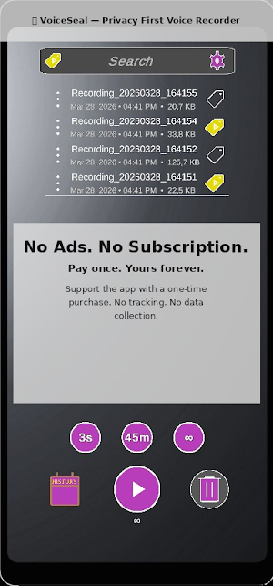 VoiceSeal Screenshot 3