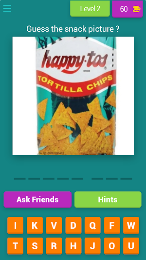 Guess the snack picture Screenshot 2