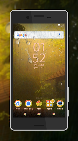 rain | Xperia™ Theme Screenshot 0