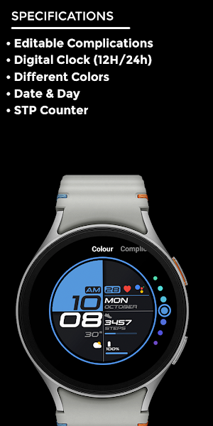 Night ver 38 - watch face Screenshot 3