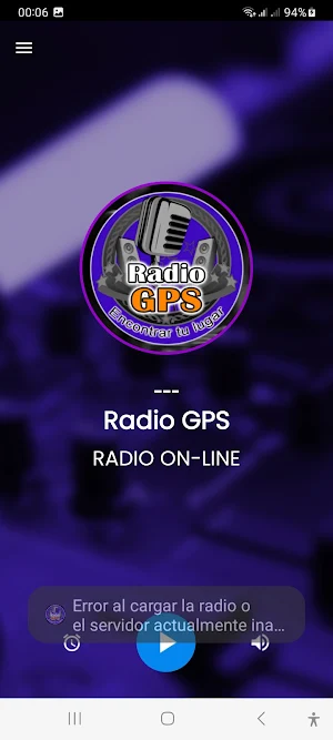 GPS Radio Screenshot 2