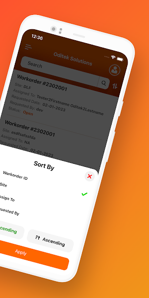 FMS Mobility Screenshot 1