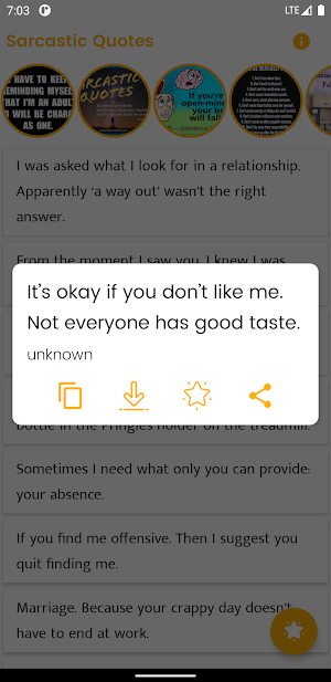 Sarcastic Quotes and Sayings Screenshot 2