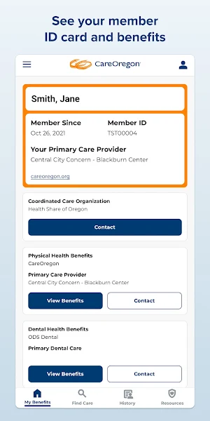 MyCareOregon Screenshot 2