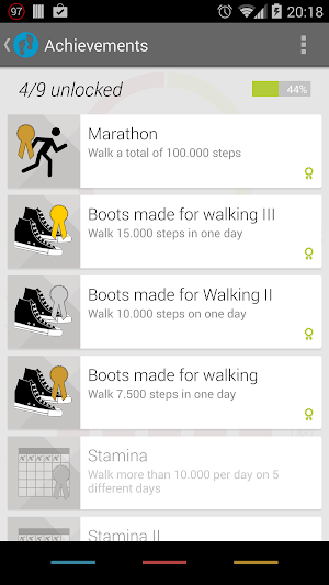 Pedometer Screenshot 1