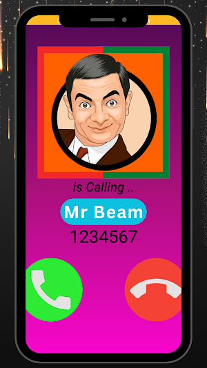 Mr Beam fake call Screenshot 2