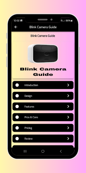 Blink Camera Guide Screenshot 1