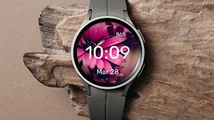 Pink Daisies - Watch Face Screenshot 1