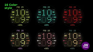 JW152 jwstudio watchface Screenshot 3