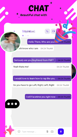 Jungkook Fake Video Call-Chat Screenshot 2