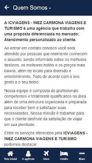 Ic Viagens Screenshot 2