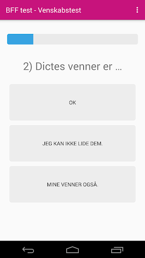 BFF Friendship Test - Dansk Screenshot 2