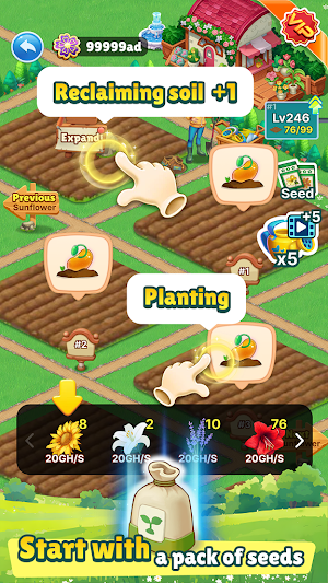 Bitcoin Master：Idle Flower Screenshot 1