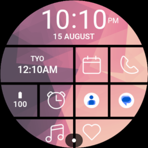 Spring Tile Watch Face Screenshot 3