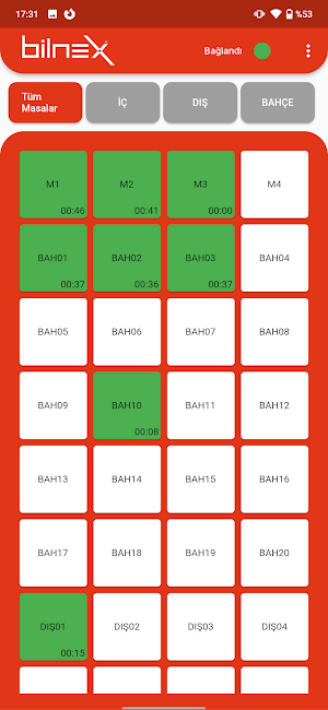 Bilnex Restoran Mobil Screenshot 1