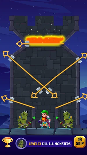 Castle Rescue Pin Pull Puzzle Screenshot 0