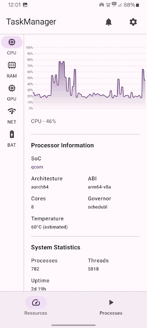 TaskManager - [Shizuku/Root] Screenshot 1