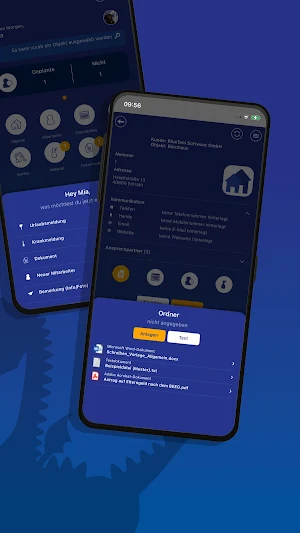BlueTem Objektleiterverwaltung Screenshot 2
