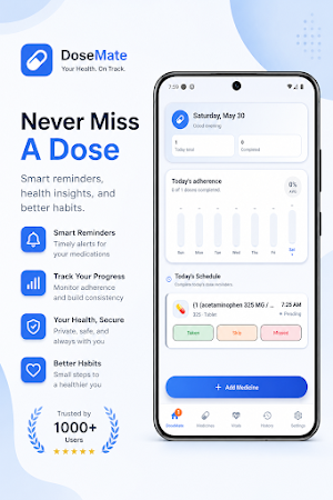 DoseMate Pill & Health Tracker Screenshot 0