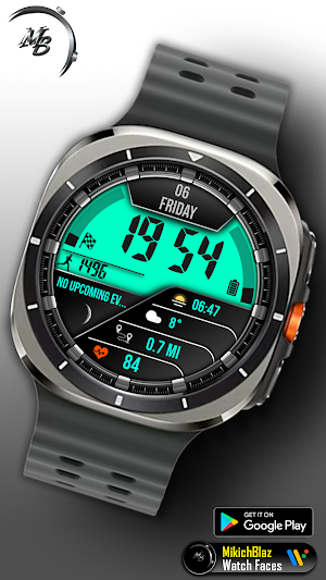 Hybrid Watch Face MB383 Screenshot 3