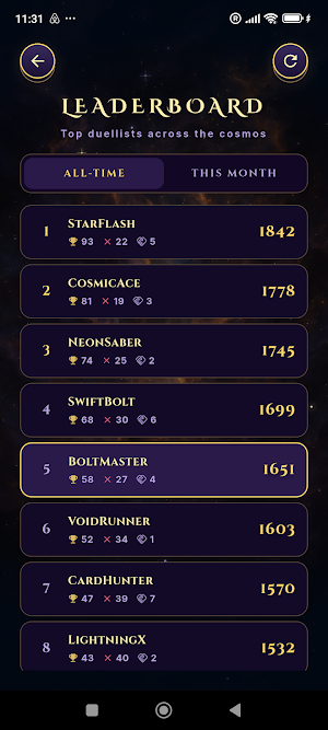 BoltDuel: Speed Card Game Screenshot 2