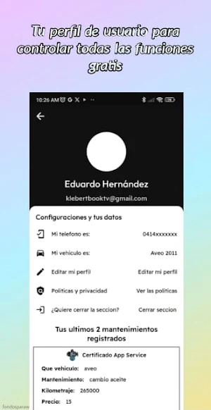 Servicios de tu Vehiculo Screenshot 3