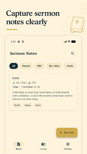Sermon Notes Screenshot 0