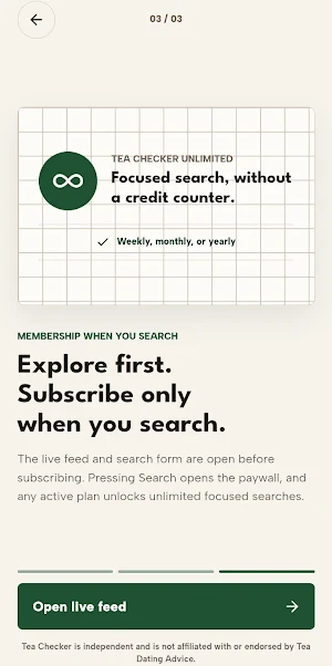 TeaChecker Screenshot 2