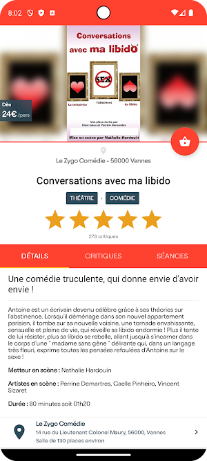 BilletReduc ­- Agenda Sorties Screenshot 2
