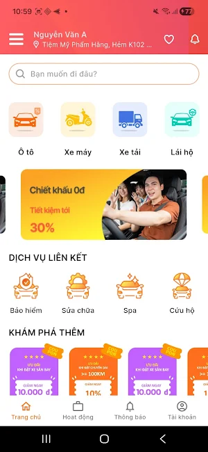 iGO – Sàn đặt xe Screenshot 1