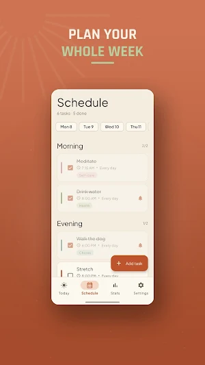 Evening Routine Planner Screenshot 2