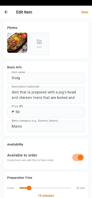 Siquijor Go - Merchant App Screenshot 3