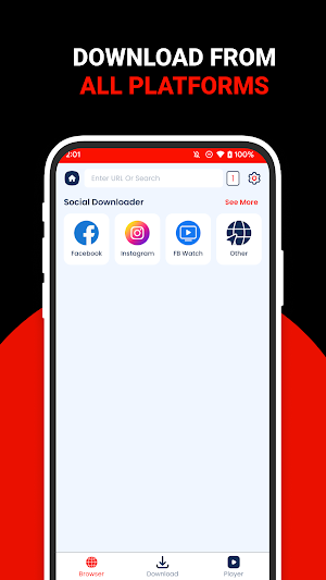 X Video Downloader - HD Player Screenshot 2