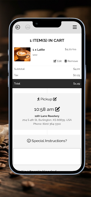 11th Lane Roastery Screenshot 3