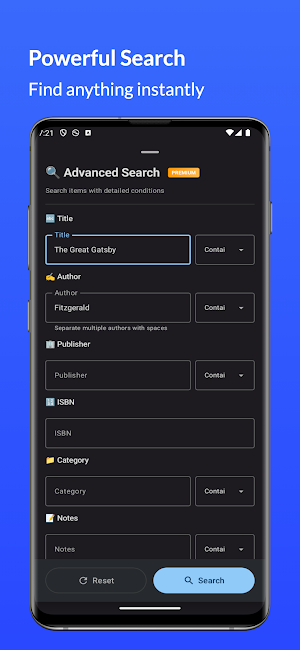 MyLibrary: Book Manager Screenshot 2