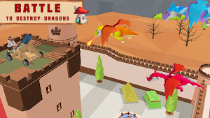 Cannon VS Dragon Battle Screenshot 3