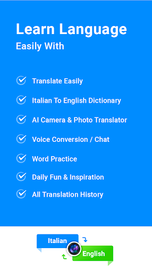 Italian To English Translator Screenshot 0