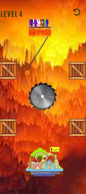 Rope Climb Volcano Adventure Screenshot 3
