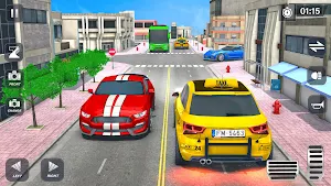Real Taxi Parking Games 3D Screenshot 1