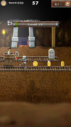 Minecart Jumper - Gold Rush Adventure Screenshot 2