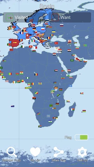 World Flag Map Screenshot 3